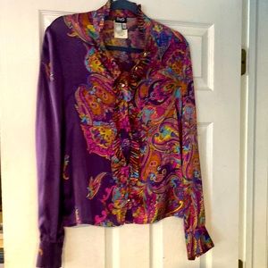 D&G Silk blouse Italian Suze 42